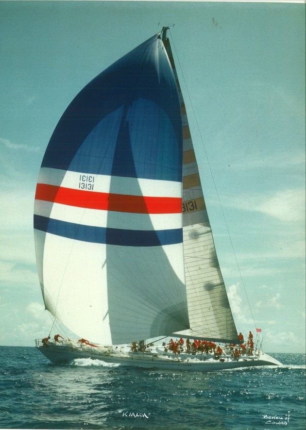 Another Beken of Cowes image. We raced with 25 crew and when a major maneouvre was underway all 25 would be needed. It was a special feeling when you finished doing something and realised noone talked, we all just did our jobs in perfect synch.